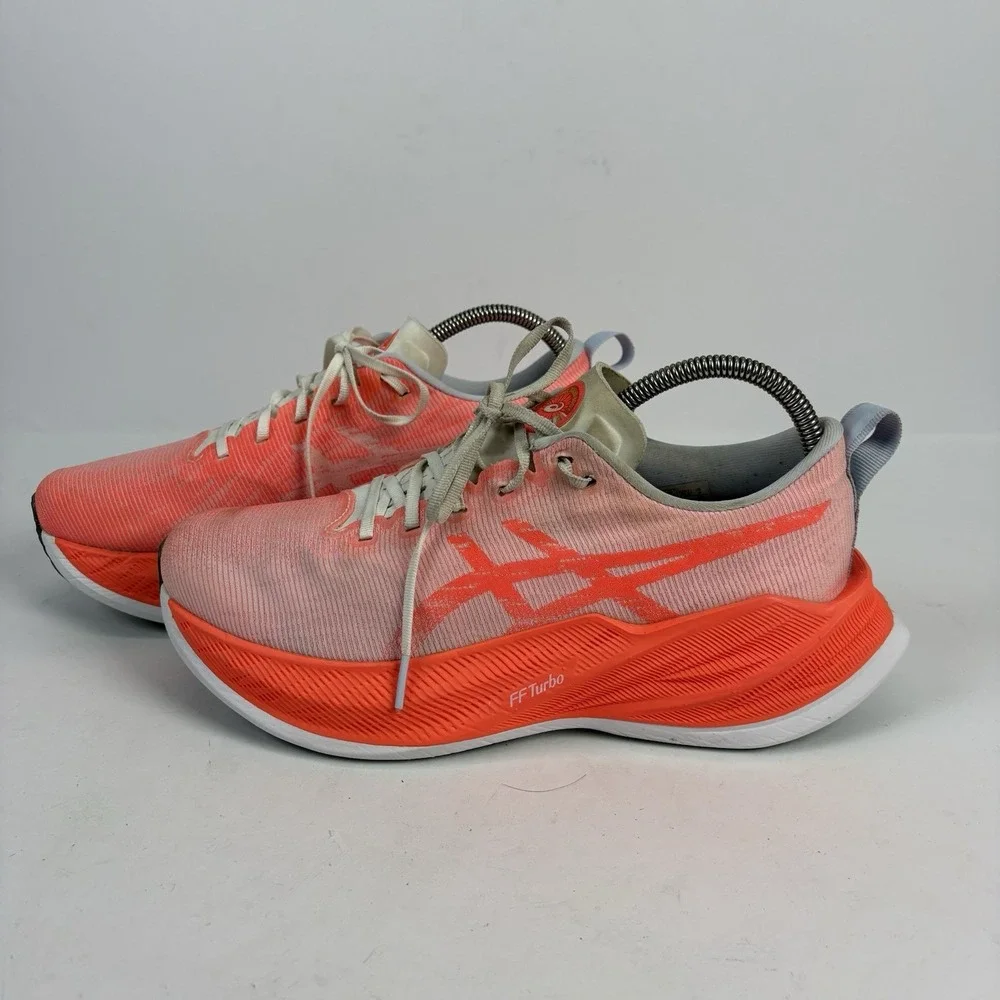 ASICS Superblast White Sunrise Red Mens Size 9 1013A143